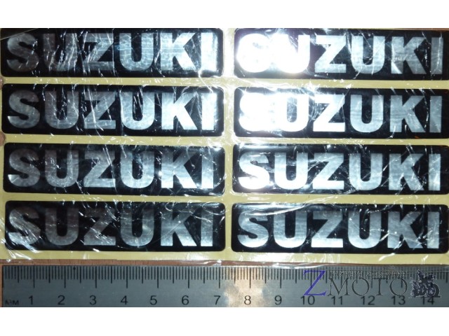 Шильдик 73*15 мм прямоугольный 1 шт Suzuki